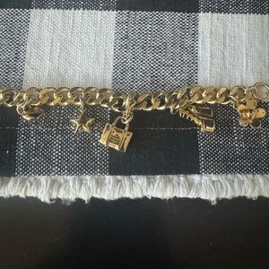 NWT Marc Jacob’s Gold Charm Bracelet Purse Charm